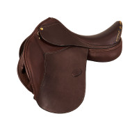 Vielseitigkeitssattel Bernini mit Wollkissen Acavallo Dunkelbraun