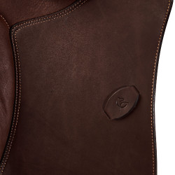 Vielseitigkeitssattel Bernini mit Wollkissen Acavallo Dunkelbraun