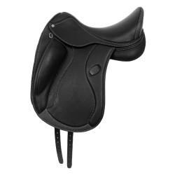 Dressursattel Raffaello mit Wollkissen Acavallo Schwarz