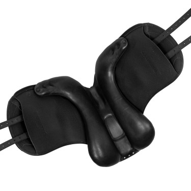 Dressursattel Raffaello mit Wollkissen Acavallo Schwarz