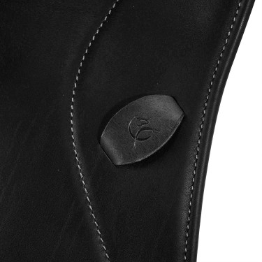 Dressursattel Perugino mit kleinen Acavallo-Pauschen Schwarz