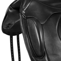 Dressursattel Leonardo mit Wollkissen Acavallo Schwarz Dressursattel Leonardo mit Wollkissen Acavallo Schwarz