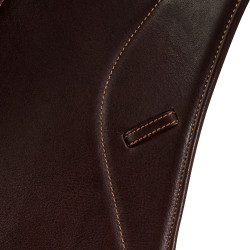 Dressursattel Leonardo mit Wollkissen Acavallo Dunkelbraun