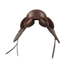 Dressursattel Leonardo mit Wollkissen Acavallo Dunkelbraun