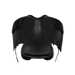 Dressursattel mit langen Pauschen Aachen Equestro Schwarz