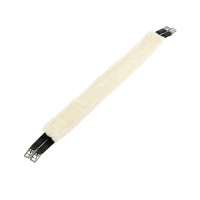 Nylon-Hindernisgurt mit Kunstwolle Candice Equestro Schwarz