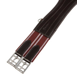 Ledersprunggurt mit elastischen Bändern Amelie Equestro Dunkelbraun Ledersprunggurt mit elastischen Bändern Amelie Equestro Dunkelbraun