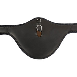 Bauchgurt für Hindernisse Equestro Dunkelbraun