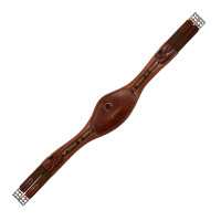 Anatomischer Hindernisgurt aus weichem Leder Acavallo Cognac Braun Anatomischer Hindernisgurt aus weichem Leder Acavallo Cognac Braun