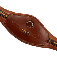 Anatomischer Hindernisgurt aus weichem Leder Acavallo Cognac Braun Anatomischer Hindernisgurt aus weichem Leder Acavallo Cognac Braun