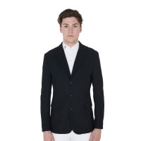 Veste de concours homme 3 boutons Elegance Equestro Noir