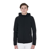Veste softshell ajustée homme avec polaire intérieur Livigno Equestro Noir