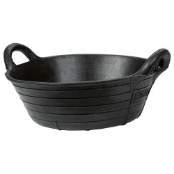Mangeoire en caoutchouc Kerbl noire Mangeoire en caoutchouc Kerbl noire