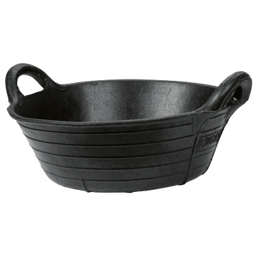 Mangeoire en caoutchouc Kerbl noire Mangeoire en caoutchouc Kerbl noire
