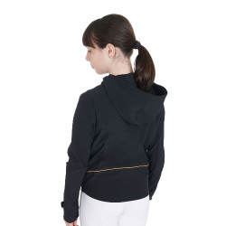 Technische Softshell-Jacke Kinder Equestro Schwarz