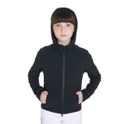 Technische Softshell-Jacke Kinder Equestro Schwarz