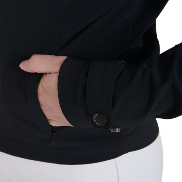 Technische Softshell-Jacke Kinder Equestro Schwarz