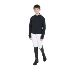 Technische Softshell-Jacke Kinder Equestro Schwarz