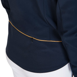 Technische Softshell-Jacke Kinder Equestro Marine Marineblau