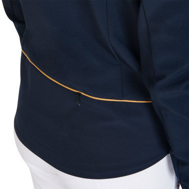 Technische Softshell-Jacke Kinder Equestro Marine Marineblau