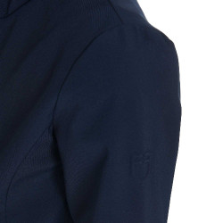 Technische Softshell-Jacke Kinder Equestro Marine Marineblau