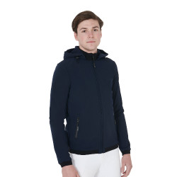 Herren-Softshelljacke mit Fleece-Innenfutter Livigno Equestro Marine Marineblau