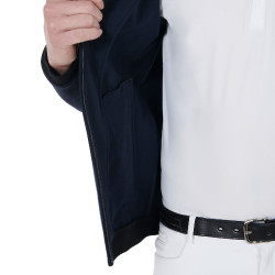 Herren-Softshelljacke mit Fleece-Innenfutter Livigno Equestro Marine Marineblau