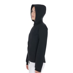 Damen-Softshelljacke mit figurbetontem Schnitt und versteckten Taschen Equestro Schwarz