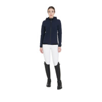 Taillierte Softshell-Jacke mit Fleece-Innenfutter für Damen Gardena Equestro Schwarz Taillierte Softshell-Jacke mit Fleece-Innenfutter für Damen Gardena Equestro Schwarz