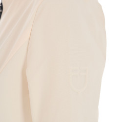 Taillierte Softshell-Jacke mit winddichtem Reißverschluss für Damen Equestro Antikweiß Beige