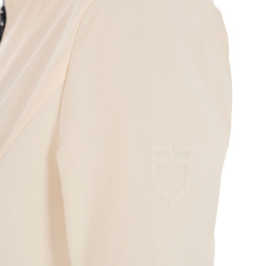 Taillierte Softshell-Jacke mit winddichtem Reißverschluss für Damen Equestro Antikweiß Beige