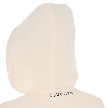 Taillierte Softshell-Jacke mit winddichtem Reißverschluss für Damen Equestro Antikweiß Beige