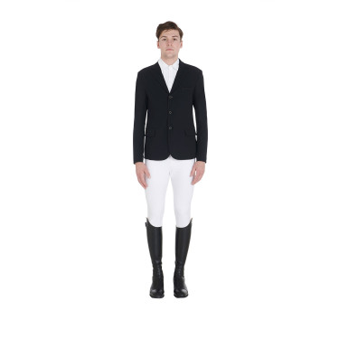 Wettkampfjacke für Herren aus perforiertem technischem Gewebe Equestro Wettkampfjacke für Herren aus perforiertem technischem Gewebe Equestro