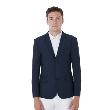 Wettkampfjacket perforiert Herren 3 Knöpfe Equestro