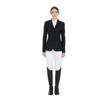 Wettkampfjacke für Damen mit anatomischem Schnitt, 4 Knöpfen, Active Equestro Wettkampfjacke für Damen mit anatomischem Schnitt, 4 Knöpfen, Active Equestro
