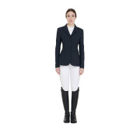 Chaqueta de concurso para mujer con corte anatómico de 4 botones Active Equestro Schwarz