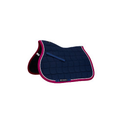 Satteldecke Pony White Trim Equestro Marine / Fuchsie Blau