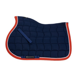 Satteldecke Pony White Trim Equestro Marine / Rot Blau Satteldecke Pony White Trim Equestro Marine / Rot Blau