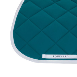 Satteldecke Springen aus technischem Stoff White Line Edition Equestro Petrol Blau Satteldecke Springen aus technischem Stoff White Line Edition Equestro Petrol Blau