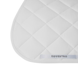 Satteldecke Springen aus technischem Stoff White Line Edition Equestro Weiß Wei&amp;amp;amp;amp;amp;szlig;