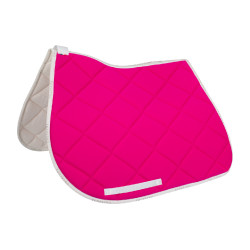 Satteldecke Springen aus atmungsaktivem Funktionsstoff GP Equestro Fuchsia / Weiß Rosa