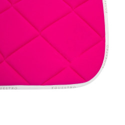 Satteldecke Springen aus atmungsaktivem Funktionsstoff GP Equestro Fuchsia / Weiß Rosa