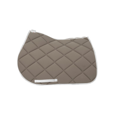 Satteldecke Springen aus atmungsaktivem Funktionsstoff GP Equestro Terra / Weiß Braun Satteldecke Springen aus atmungsaktivem Funktionsstoff GP Equestro Terra / Weiß Braun