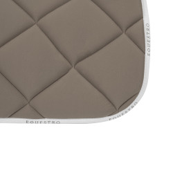 Satteldecke Springen aus atmungsaktivem Funktionsstoff GP Equestro Terra / Weiß Braun Satteldecke Springen aus atmungsaktivem Funktionsstoff GP Equestro Terra / Weiß Braun
