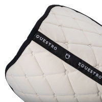 Spring-Sattelpad aus technischem Stoff Black Line Edition Equestro Walnuss Braun