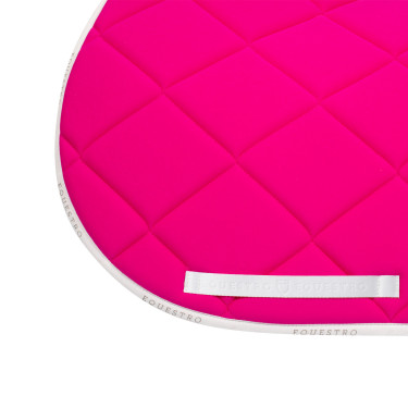 Spring-Satteldecke aus technischem Gewebe mit GP Equestro-Logo Fuchsia / Weiß Rosa Spring-Satteldecke aus technischem Gewebe mit GP Equestro-Logo Fuchsia / Weiß Rosa