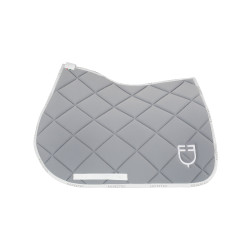 Spring-Satteldecke aus technischem Gewebe mit GP Equestro-Logo Grau / Weiß Spring-Satteldecke aus technischem Gewebe mit GP Equestro-Logo Grau / Weiß