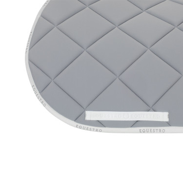 Spring-Satteldecke aus technischem Gewebe mit GP Equestro-Logo Grau / Weiß Spring-Satteldecke aus technischem Gewebe mit GP Equestro-Logo Grau / Weiß
