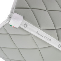 Spring-Satteldecke aus technischem Gewebe mit GP Equestro-Logo Petrol / Schwarz Blau