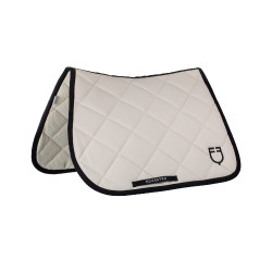Spring-Sattelpad aus technischem Stoff mit gesticktem Logo Black Line Edition Equestro Spring-Sattelpad aus technischem Stoff mit gesticktem Logo Black Line Edition Equestro